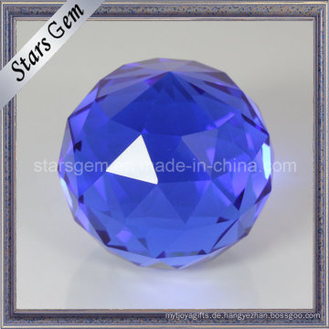 Schöner Tanzanite-Farbkunst-Dekorations-Glasball